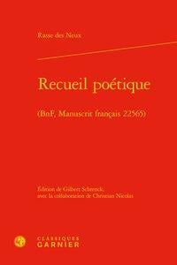 Recueil poétique - (bnf, manuscrit français 22565)