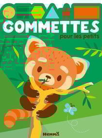 Gommettes pour les petits - panda roux