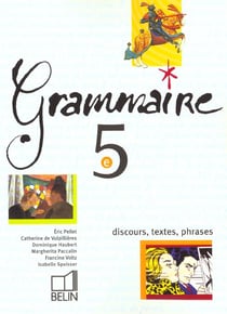 Grammaire - 5e - manuel eleve