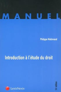 Introduction à l'étude du droit (14e édition)