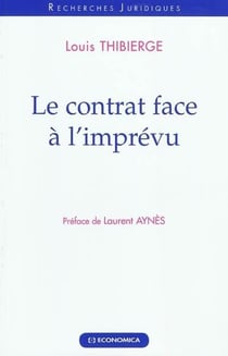 Le contrat face à l'imprévu