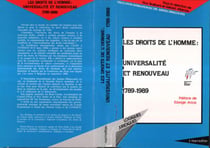 Les droits de l'homme : universalité et renouveau (1789-1989)