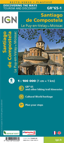 89020 : St-Jacques-de-Compostelle gr®65-1 : du Puy-en-Velay à Moissac (2e édition)