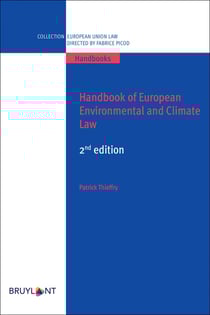 Handbook of european environmental and climate law (2e édition) - édition en anglais
