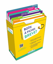 Boîte à fiches brevet : 180 fiches pour réussir !