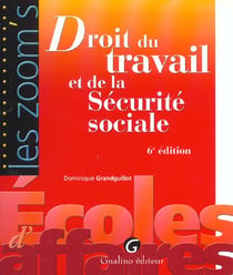 Zoom's droit du travail et de la securite sociale 6e (6e edition)