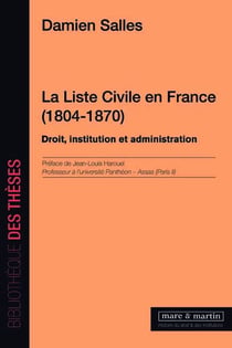 La liste civile en France (1804-1870)