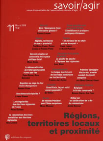 Régions, territoires locaux et proximité