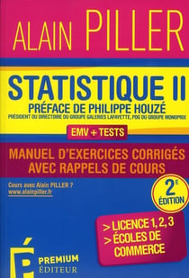 Statistique ii 2eme edition
