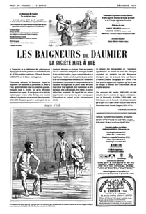 Les baigneurs de Daumier : La société mise à nue