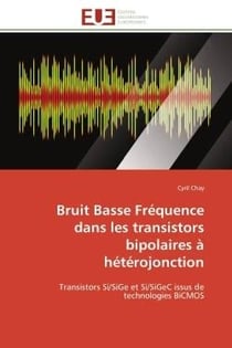 Bruit basse frequence dans les transistors bipolaires a heterojonction