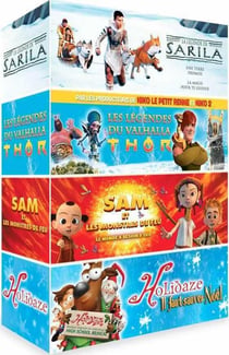 Animation - Coffret 4 films : La Légende de Sarila + Sam et les Monstres de Feu + Thor et les légendes du Valhalla + Holidaze - Il faut sauver Noël