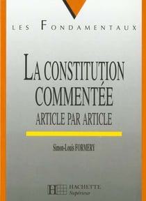 La constitution commentee article par article