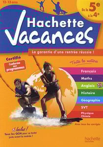 Hachette vacances - de la 5ème à la 4ème