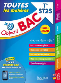 Objectif bac - toutes les matières - terminale st2s (édition 2020)