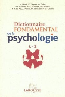 Dictionnaire de psychologie - tome 2
