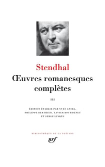 Oeuvres romanesques complètes Tome 3