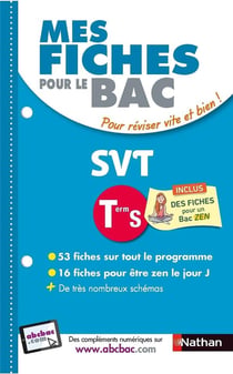 MES FICHES ABC DU BAC Tome 11 : SVT - terminale S (édition 2018)