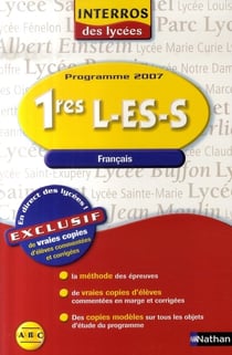 Français - 1ères l es s - programme 2007