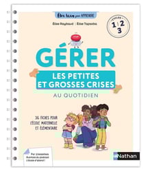 Être bien pour apprendre : Gérer les petites et grosses crises au quotidien : 36 fiches pour l'école maternelle et élémentaire : Cycles 1, 2 et 3