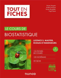 Le cours de biostatistique (2e édition)