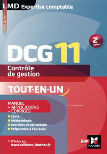 Dcg 11 - contrôle de gestion - manuel et applications (2e édition)