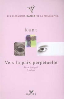 Vers la paix perpétuelle