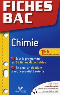 PREPABAC EXAMENS Tome 9 : fiches bac - chimie