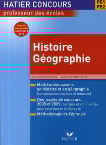 Histoire/géographie - pe1, pe2