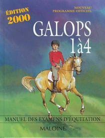 Preparer ses examens - les galops - galops 1 a 4 - programme officiel