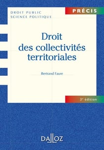 Droit des collectivités territoriales (3e édition)
