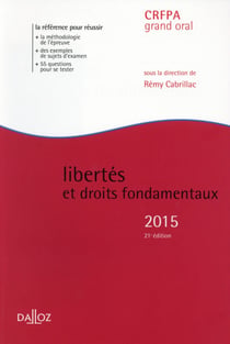 LIBERTES ET DROITS FONDAMENTAUX