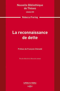 La reconnaissance de dette. Volume 233