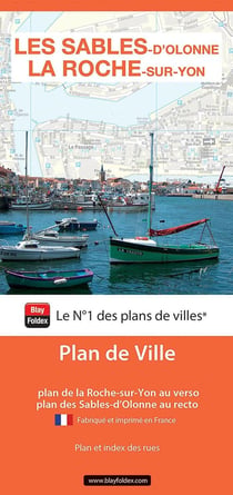 Sables-d'Olonne, La Roche-sur-Yon : Plan de ville (édition 2025)