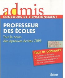 Professeur des écoles - tout le cours des épreuves écrites crpe