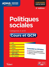 Politiques sociales - cours et qcm - catégories a et b (2e édition)