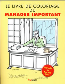 Le livre de coloriage du manager important