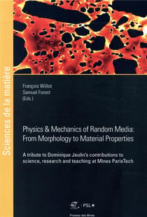 Physics and mechanics of random media  from morphology to material properties
