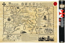 Carte des templiers