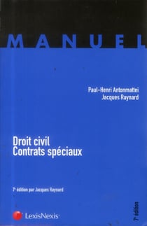 Droit civil, contrats spéciaux - manuel
