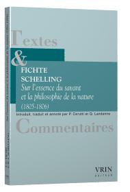 Sur l essence du savant et la philosophie de la nature (1805-1806)