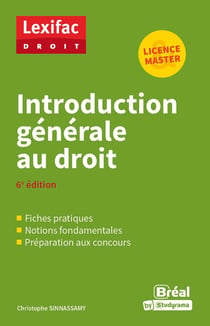 Introduction générale au droit (6e édition)