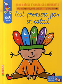 Mon cahier d'exercices amusants - tout premiers pas en calcul - ms