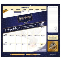 Frigobloc : Mensuel - Déco Harry Potter (édition 2026)