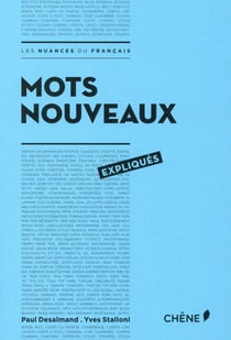 Mots nouveaux expliqués