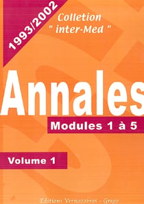 Annales 1993-2002 t.1 - modules 1 à 5
