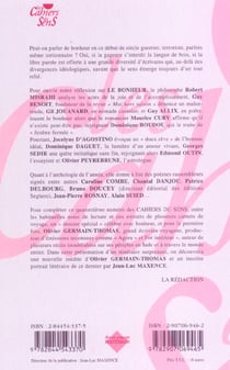 Le cahier du sens : le bonheur
