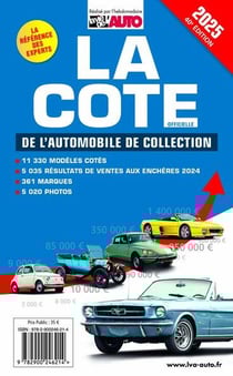 La cote officielle de l'automobile de collection (édition 2025)