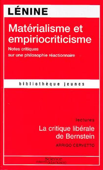 Matérialisme et empiriocriticisme - la critique libérale de bernstein