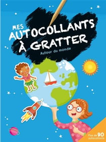 Mes autocollants à grater - autour du monde